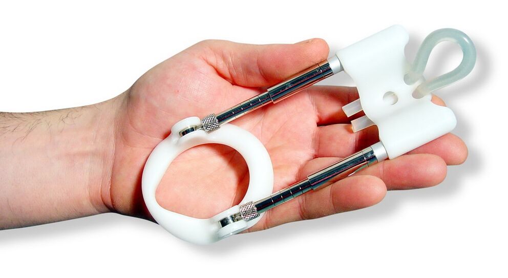 Un estensore è un dispositivo basato sul principio dell'allungamento dei tessuti del pene
